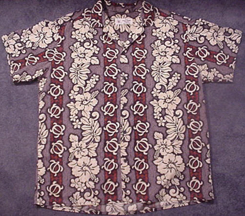 This is a Fully Engineered Magic Madgie Original Aloha Shirt - Click Here for Larger Image